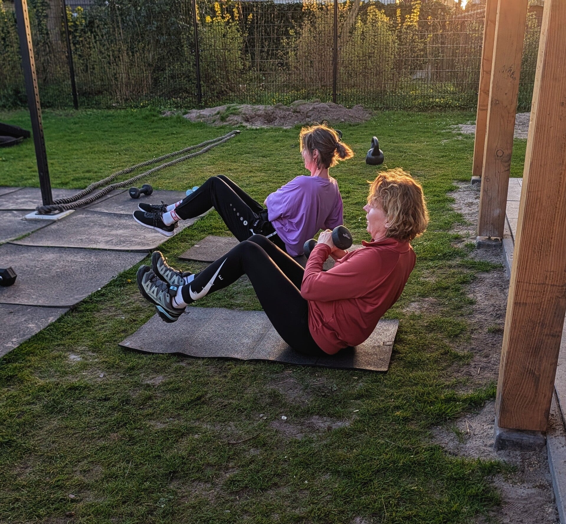 Primal Fit groepslessen buiten trainen in Opeinde Friesland