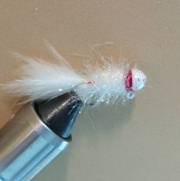 White Ice Marabou Jig
