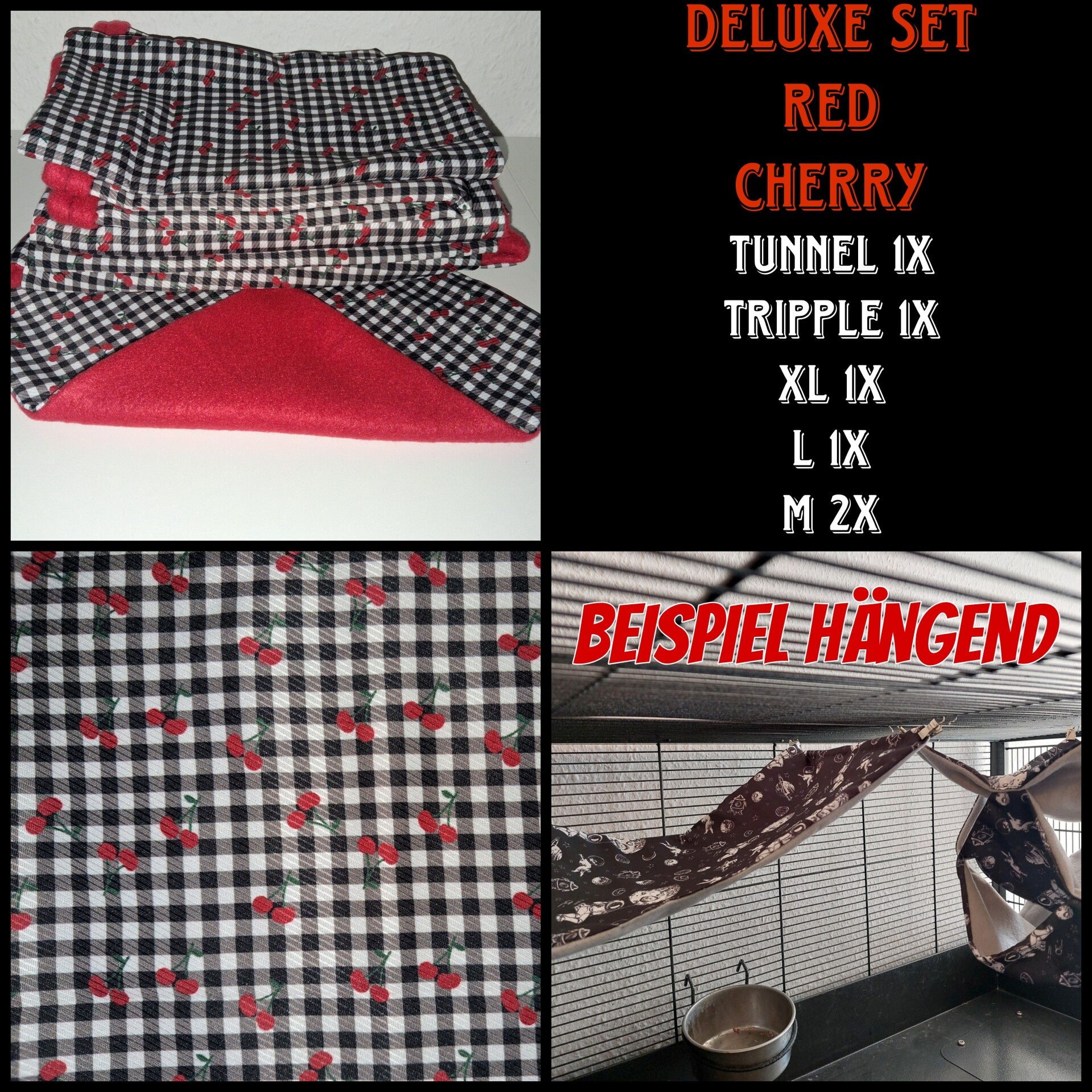 Red Cherry Hängematten Set Deluxe