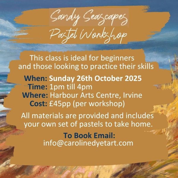 Sandy Seascape Workshop - Sunday 26th October