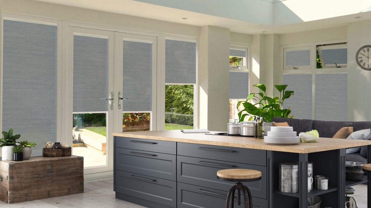 No Drill Clic Pleated Blinds In Thanet