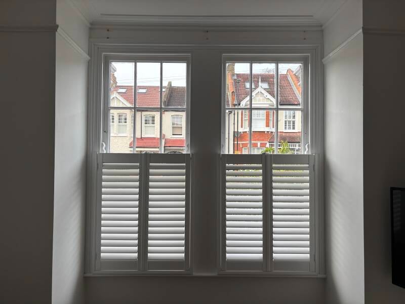 White Shutters Measured and fitted in Beckenham