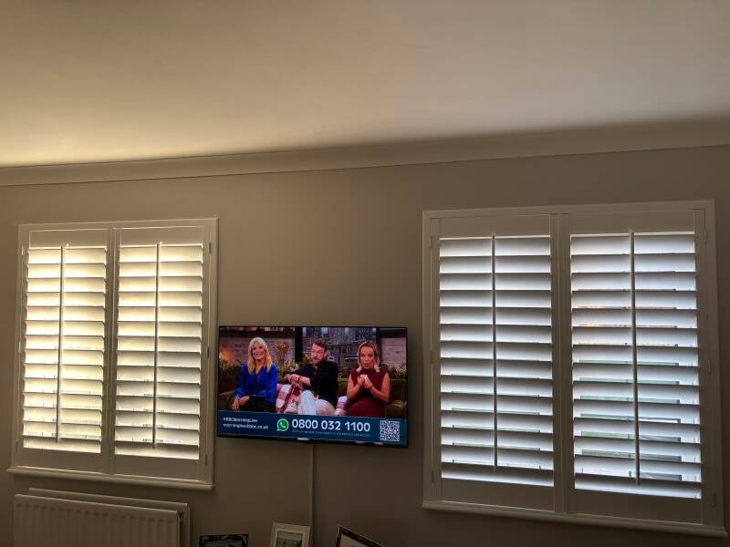 Edge of recess shutters fitted in bromley, Kent