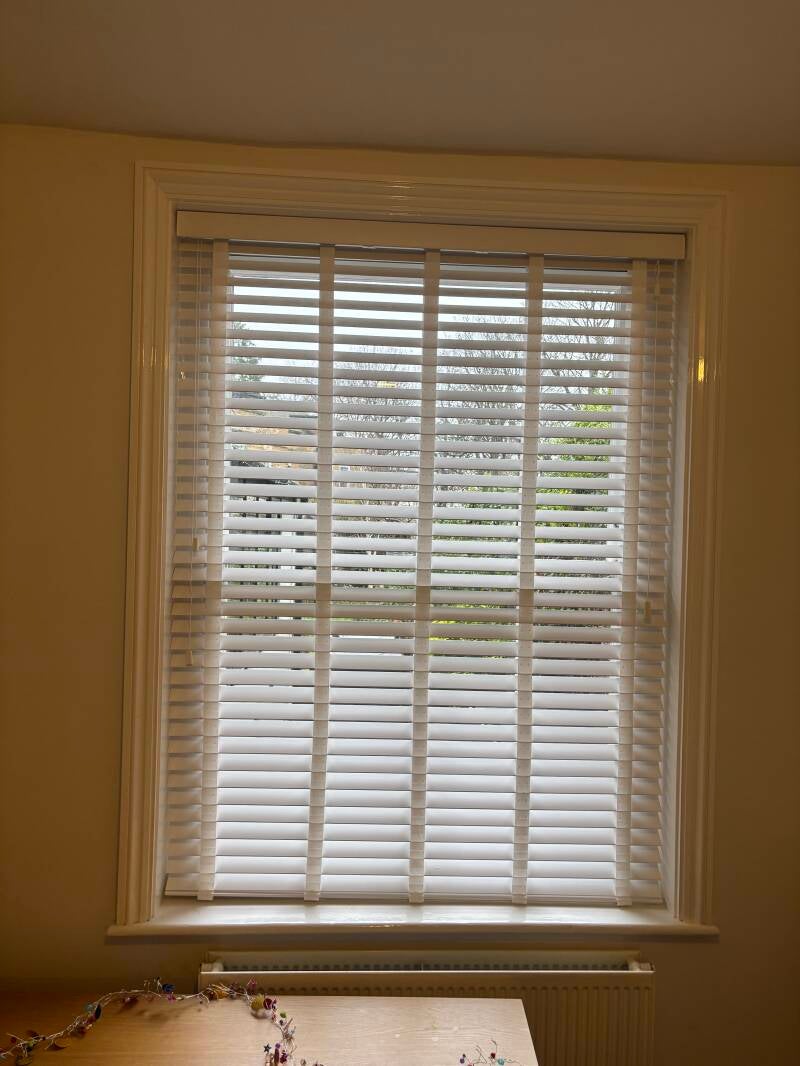 faux wood venetian blinds fitted in Bromley, Kent