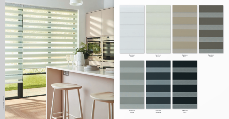 Sundown day and night blinds collection