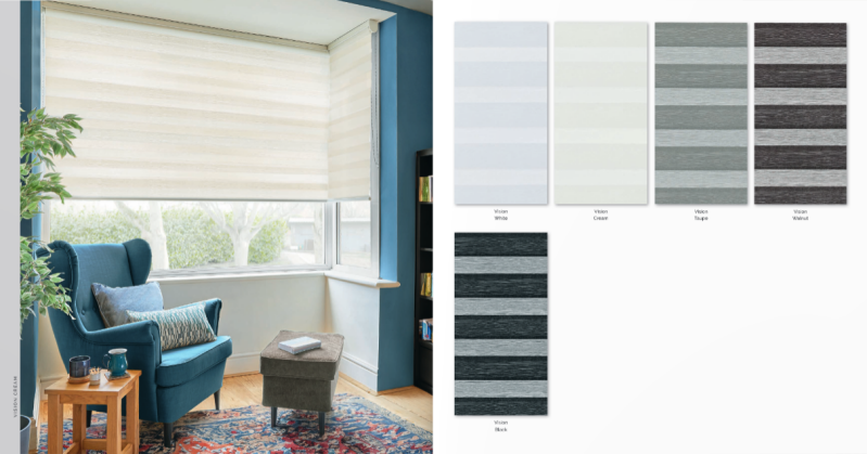 Vision day and night blinds collection