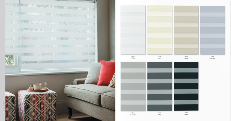 Glow day and night blinds collection