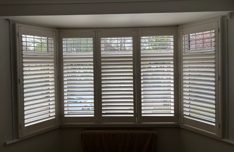 Bay Window Shutters Fitted In Canterbury