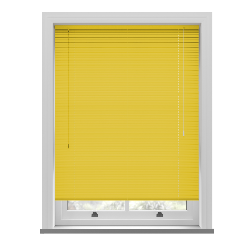 Yellow Perfect Fit Venetian Blind