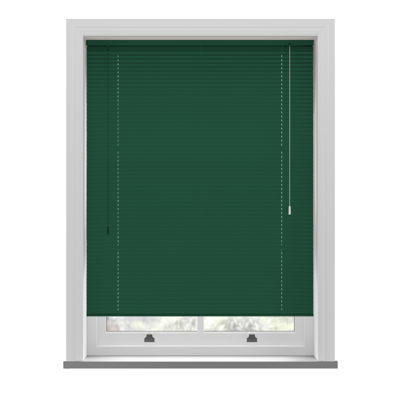 Hunter green perfect fit venetian blind