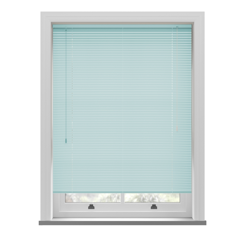 Pastel blue perfect fit venetian blind