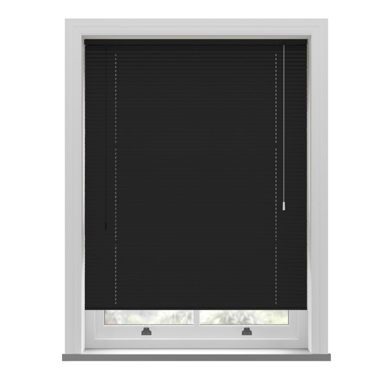 black perfect fit venetian blind