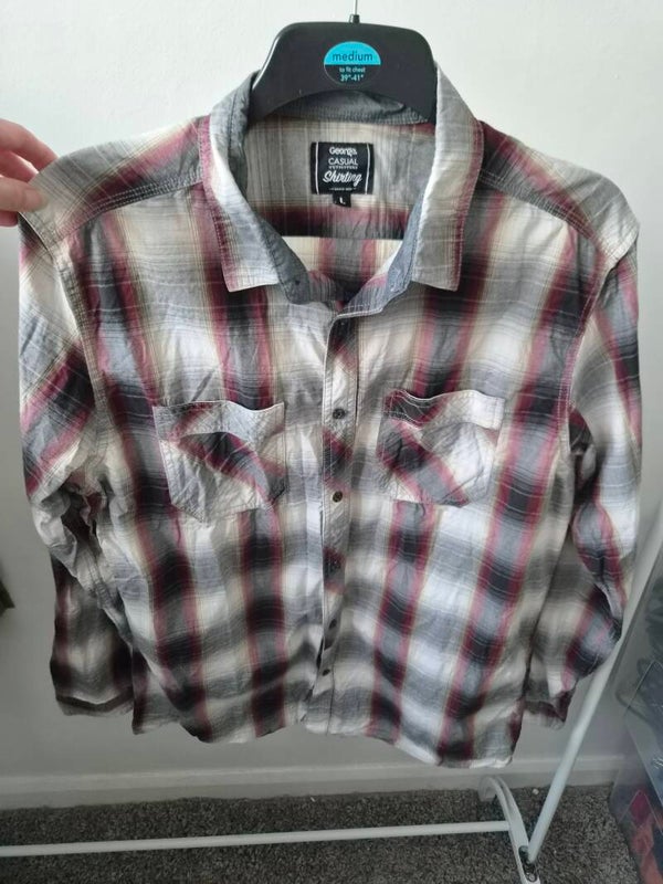Multicoloured patterned men's shirt. Size large by George