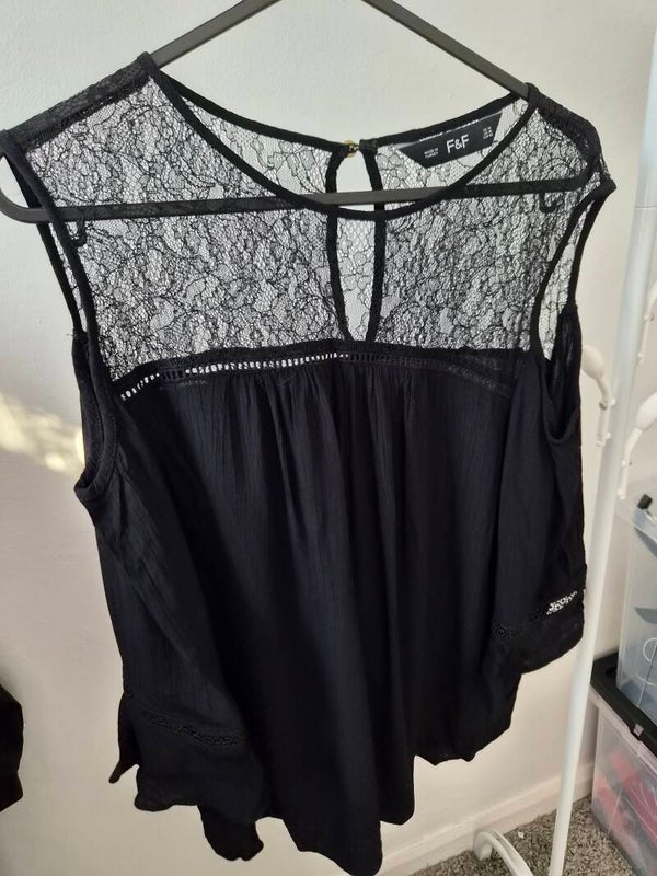 Black top. Size 14 by F&F