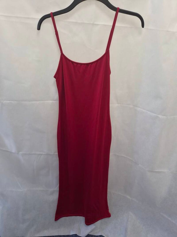 Long red dress in size small