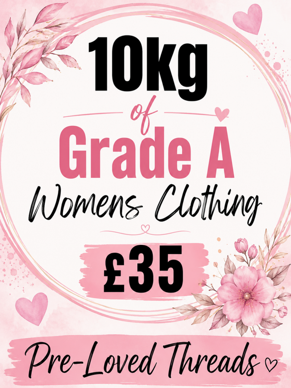 Grade A-  10kg bundle of Womens Clothing.