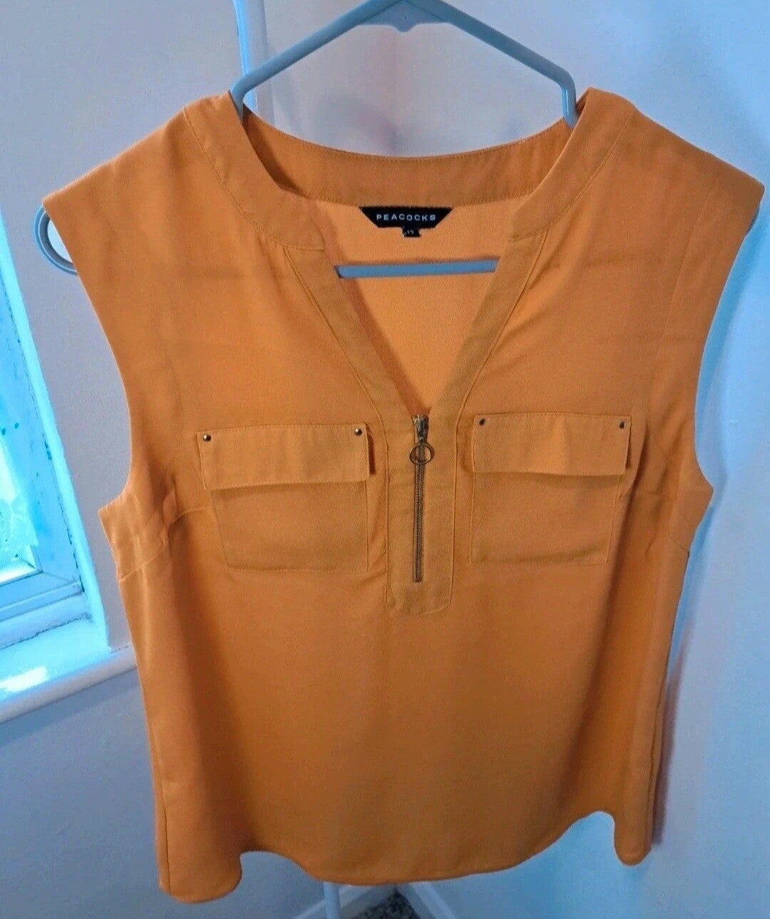 Mustard top. Size 12 by Peacocks