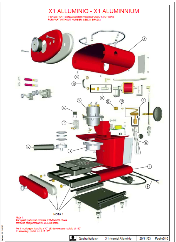X1-ALU RICABI Ersatzteile NEU Katalog 2025