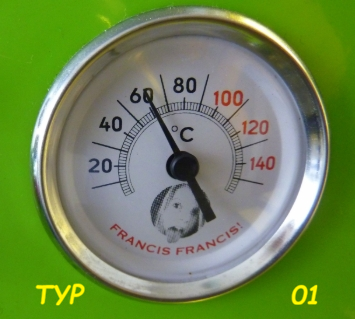 Francis X.1 & 2 C000167R Termometer TYP 1 Refurbished mit Kinderkopf Revidiert mit neuem Sensor Bild