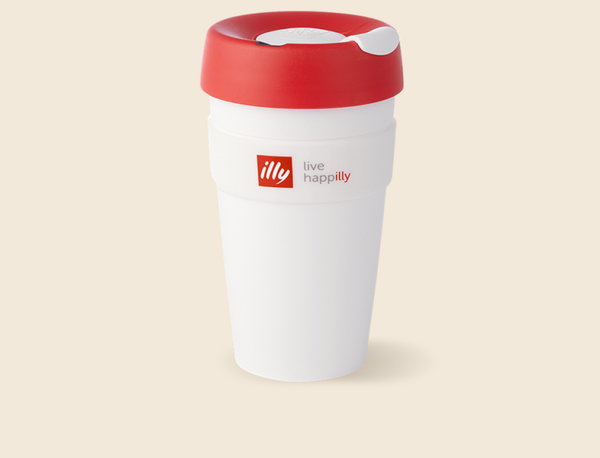 lly Kaffeebecher  C000239KZ  Kaffeebecher to go, 450 ml  Kaffeebecher Travel Mug Keepcup Live Happilly 450ml Weiß Rot   nicht lieferbar