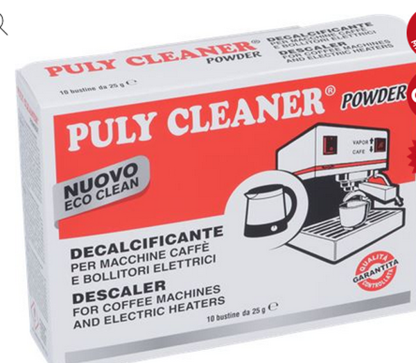 10 Beutel Entkalker Descaler  ENTKALKER PULY CLEANER BABY Made in Italy