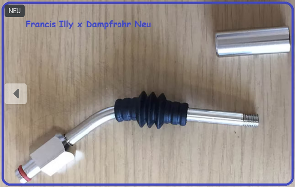 Francis Illy X..A00015 Dampfrohr TrioX1 Messingboler-Neuteil.-FGB.-