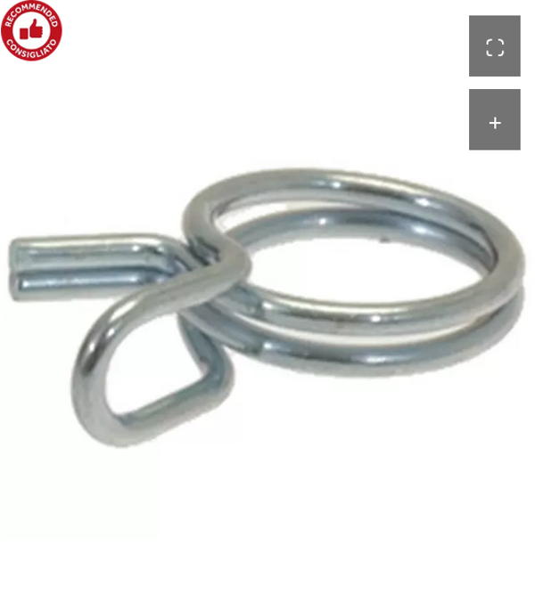 Illy X8 - SIN027 SCHLAUCHSCHELLE DOPPELT 11-11,6 3449406 -5 Stück