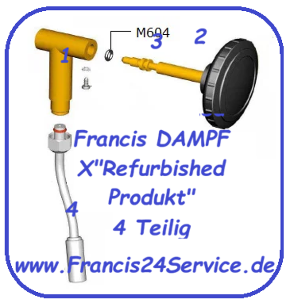 Francis X1/x4 C000241R - Dampf KIT Komplett „X1/X4“ - Refurbished Produkt