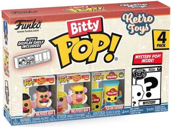 Funko Bitty Pop Retro Toys Mr. Potato Head 4-Pack