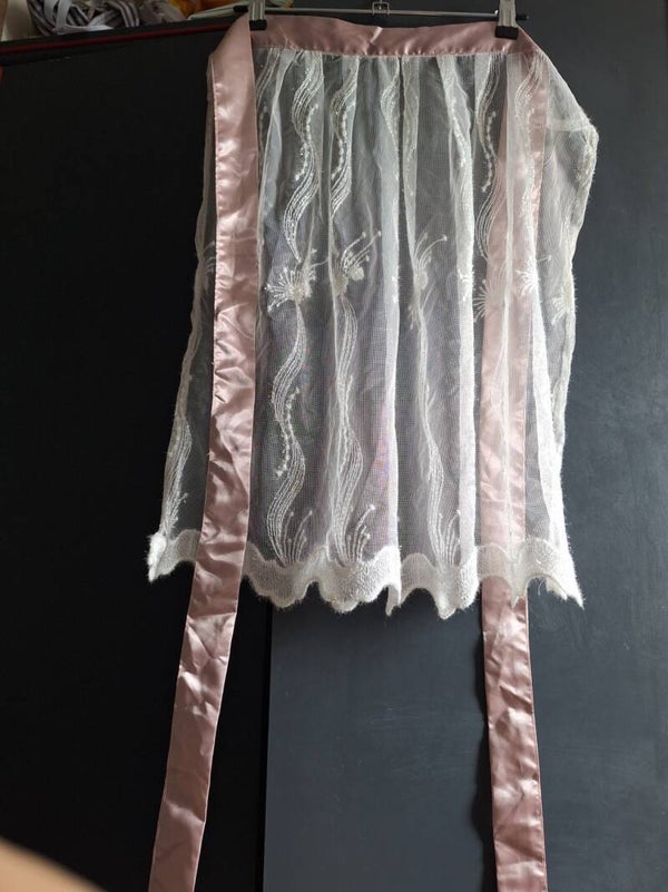 Dirndlschürze weiss/transparent