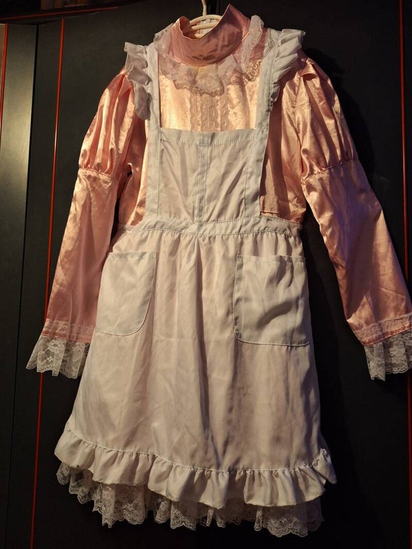 Zofenkleid Rosa mit Schürze   Gr .46/48