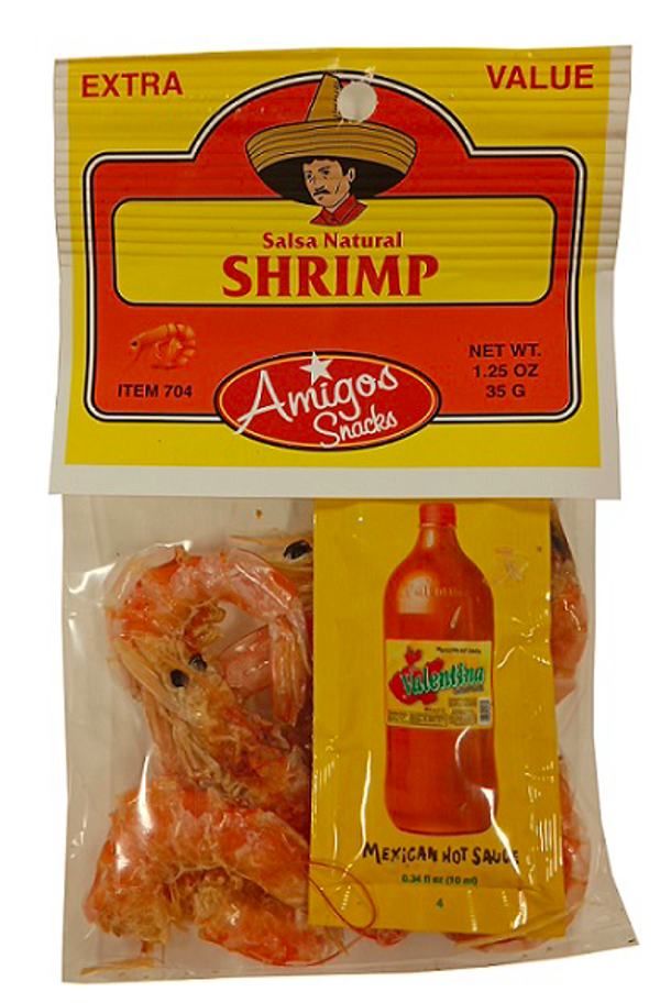 THREE AMIGOS SALSA SHRIMP
