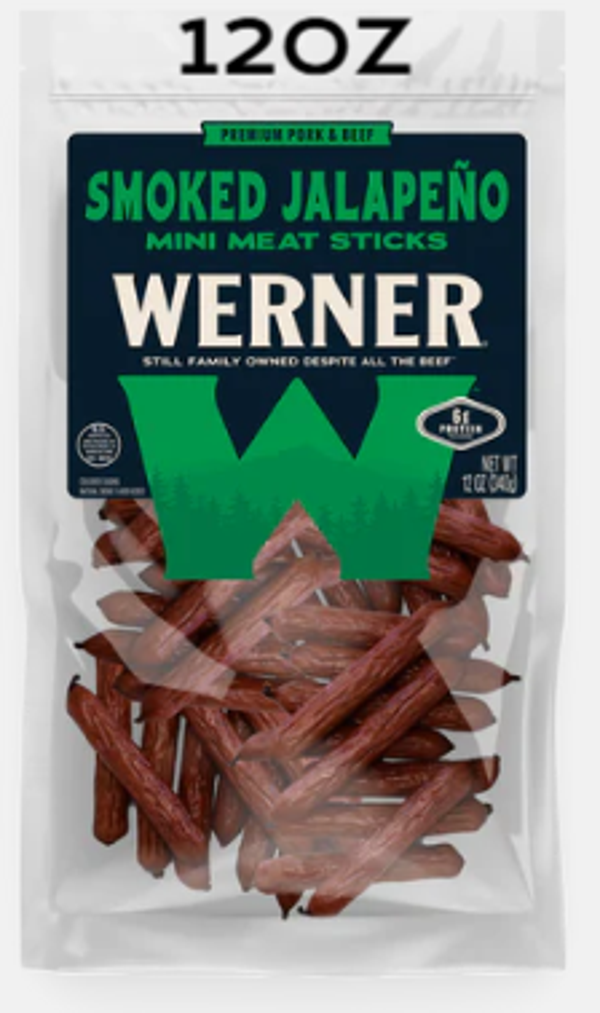 WERNER JALAPENO MINI STICKS