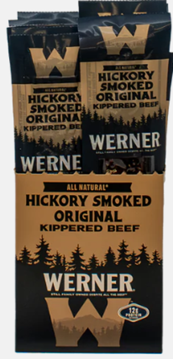 WERNER KIPPERED BEEF STEAK ORIGINAL HICKORY SMOKED