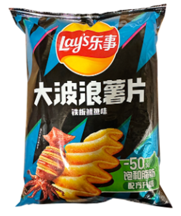 LAY'S WAVE SIZZLING SQUID FLAVOR 70G