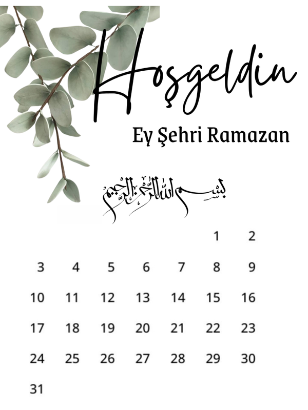 Ramadan Kalender PDF Datei