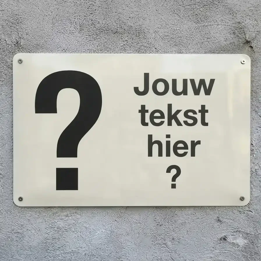 Custom Hond Waakbord - Eigen Foto en Tekst