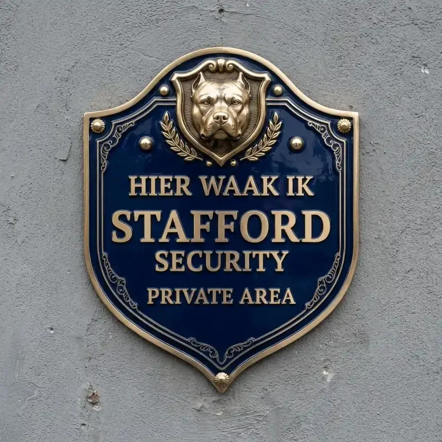 Acryl Waakbord Stafford - 25x30 / 35x40 cm