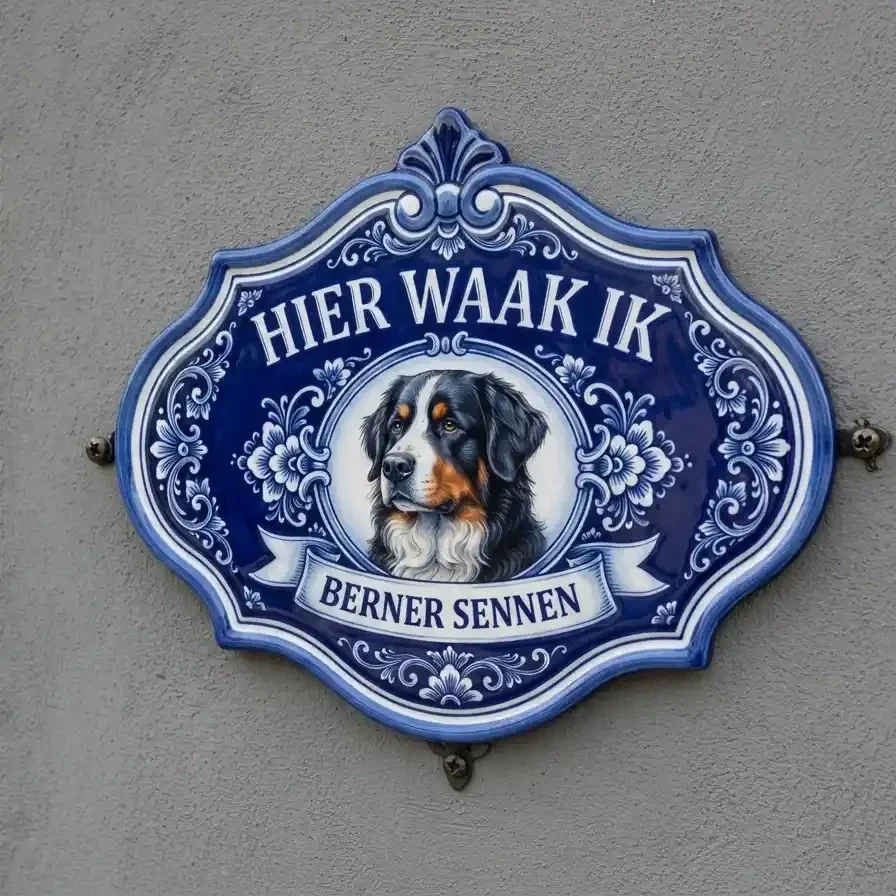 Acryl Waakbord Berner Sennen