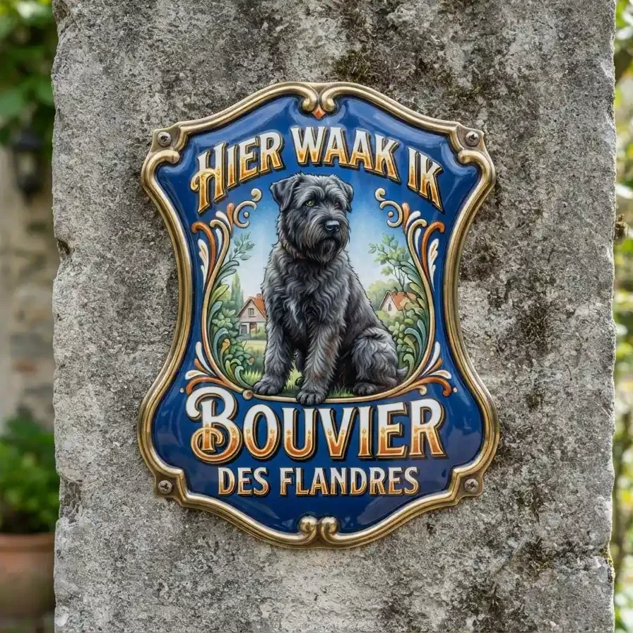 Acryl Waakbord Bouvier des Flandres - 4mm