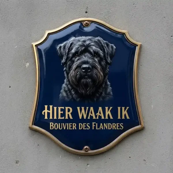Acryl 4mm Waakbord Bouvier des Flandres