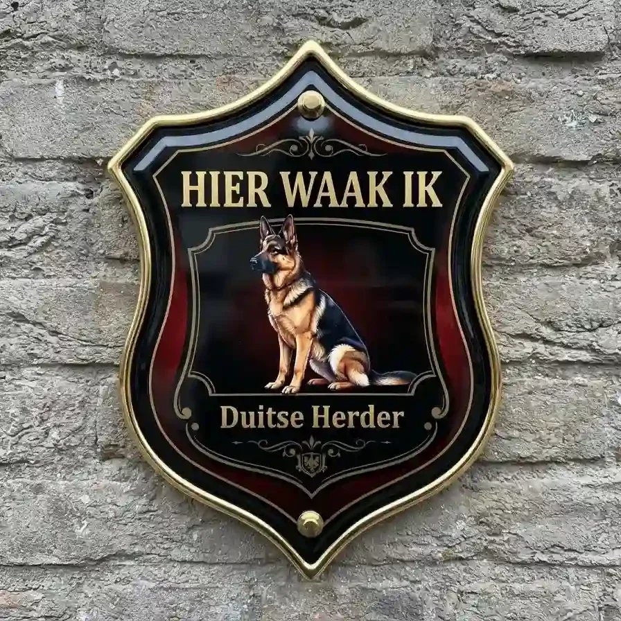 Acryl Waakbord Duitse Herder Schild