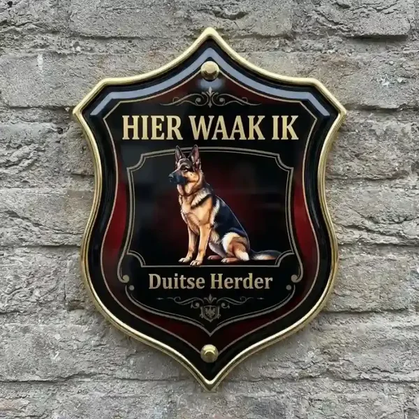 Acryl Waakbord Duitse Herder Schild
