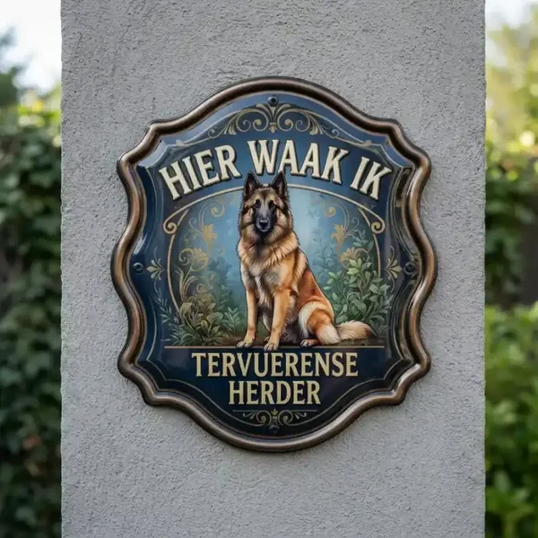Waakbord Tervuerense Herder Acryl