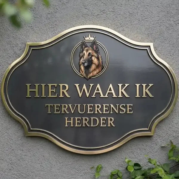 Waakbord Tervuerense Herder Acryl