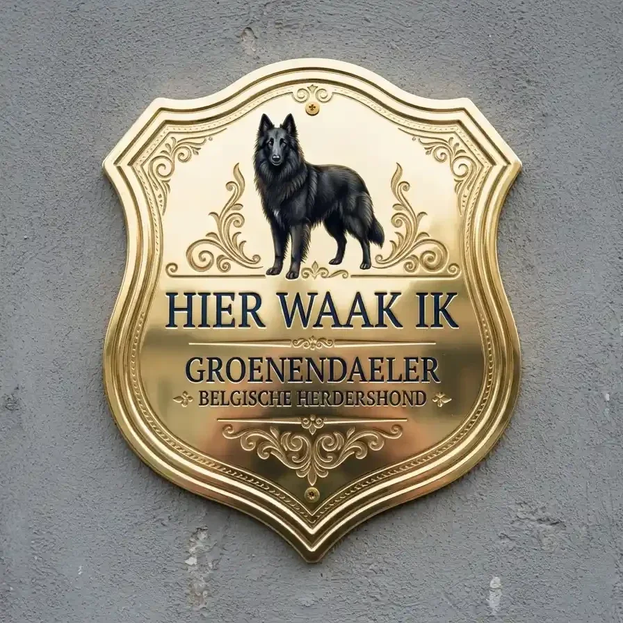 Acryl Waakbord Groenendaeler