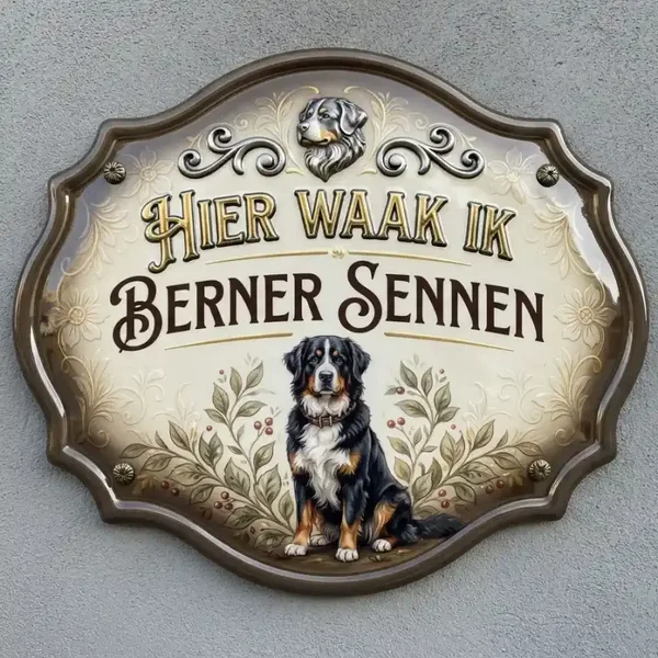 Waakbord Berner Sennen Acryl