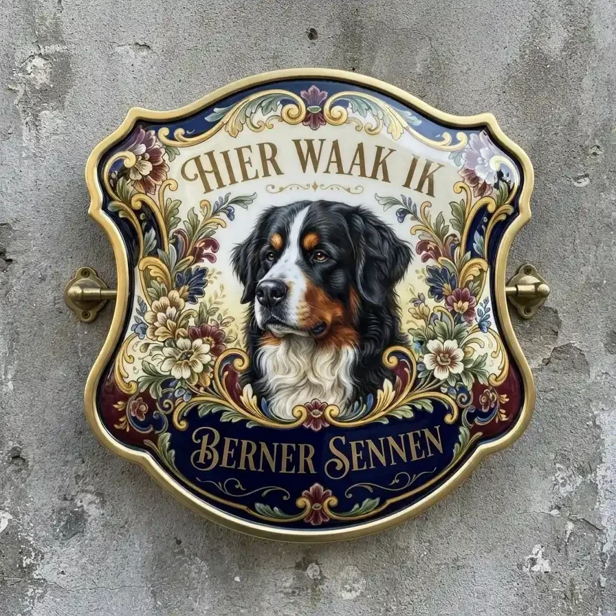 ​Waakbord Berner Sennen - 4mm Acryl