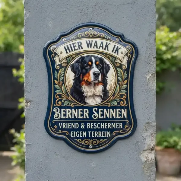 Acryl Waakbord Berner Sennen - 25x30 / 35x40 cm