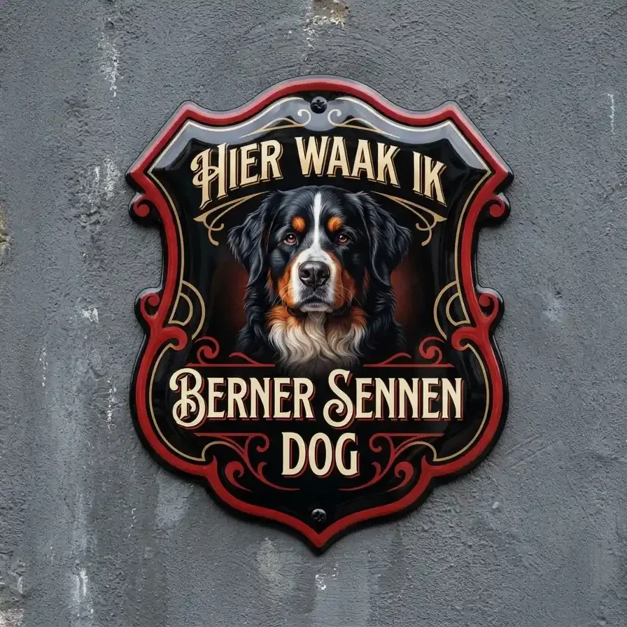 Waakbord Berner Sennen - Acryl 4mm
